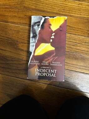 Indecent Proposal (VHS, 1993) Robert Redford, Demi Moore, Woody Harrelson